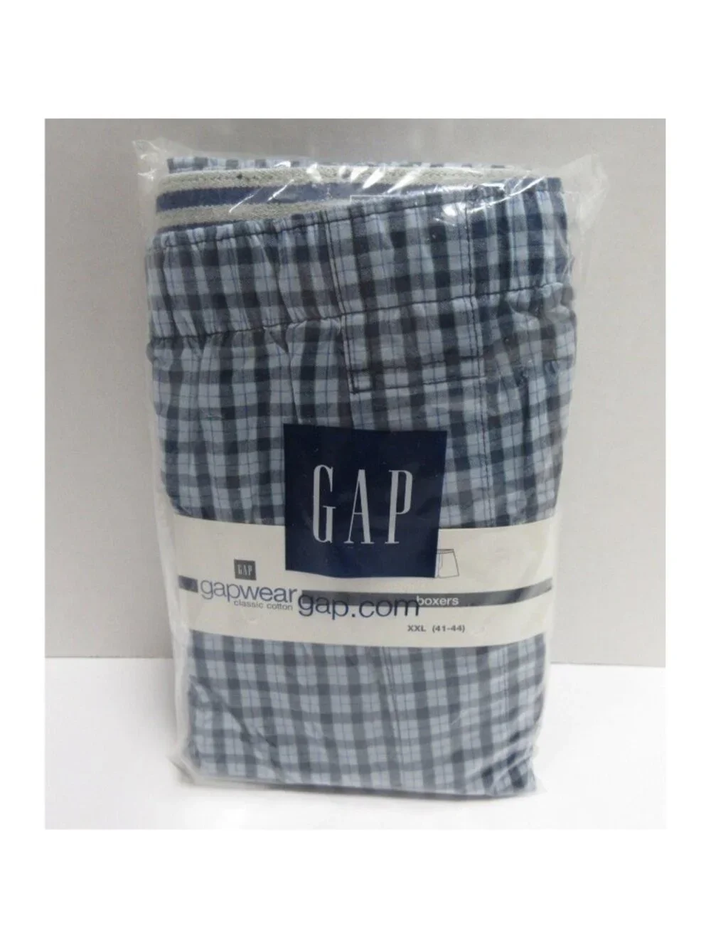 VINTAGE Gap Underwear XXL Boxer Forsythe Check Classic Cotton 2007 NEW